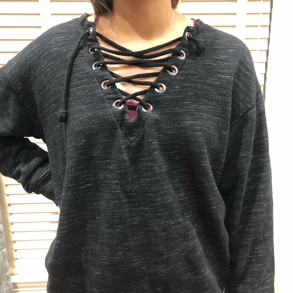 Pink long sleeve sweatshirt